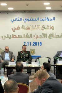 المنتدى المدني لتعزيز الحكم الرشيد في قطاع الأمن يطلق مقياس واقع النزاهة في قطاع الأمن الفلسطيني للمرة الأولى