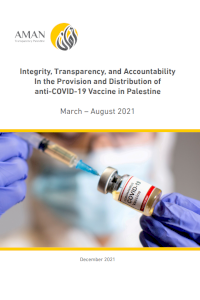 Integrity, Transparency & Accountability in the provision and distribution of anti covid19 vaccine in Palestine