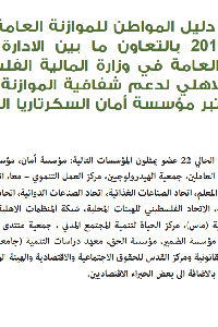  دليل المواطن للموازنة العامة 2013