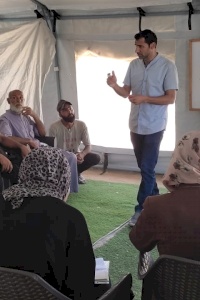 Aman Coalition leads efforts to strengthen governance in shelters in the Gaza Strip