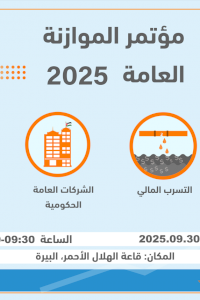 دعوة: مؤتمر الموازنة العامة للعام 2025