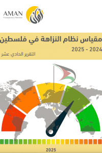 مقياس نظام النزاهة في فلسطين 2024-2025