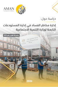 دارة مخاطر الفساد في إدارة المستودعات التابعـة لوزارة التنمية الاجتماعية 