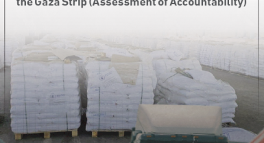 Data Flow from International Humanitarian Aid Agencies to Civil Society Organizations in the Gaza Strip (Assessment of Accountability)