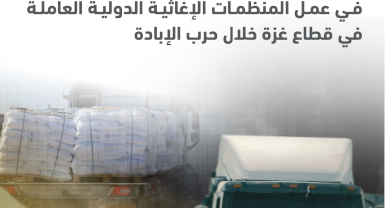 قيم النزاهة ومبادئ الشفافية ونظم المساءلة فـي عمـل المنظمـات الإغاثيـة الدوليـة العاملـة في قطاع غزة خلال حرب الإبادة