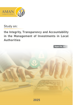 Study on the Integrity, Transparency and Accountability in the Management of Investments in Local Authorities