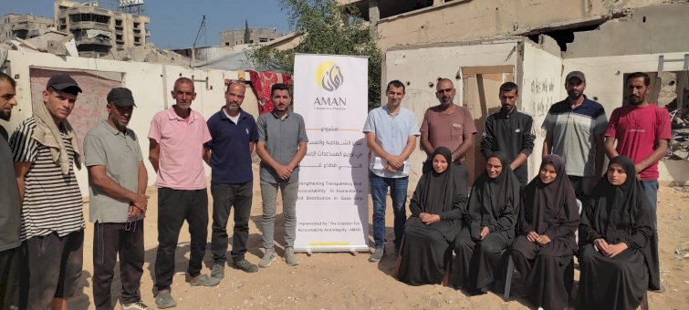 ائتلاف أمان ينفذ جلسات مشورة قانونية لتعزيز الشفافية في توزيع المساعدات بقطاع غزة