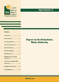 Report on the Palestinian Water Authority