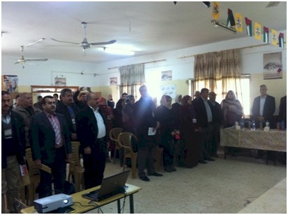 إحتقال توقيع ميثاق شرف خاص باللجنة المحلية "برنامج تجاوب" في بلدة عزون- محافظة قلقيلية