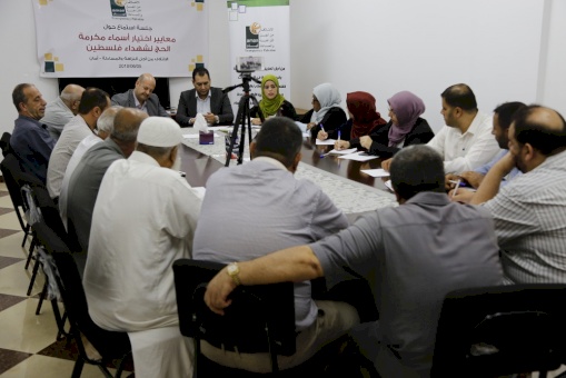 AMAN Coalition Holds a Hearing for the Foundation of the Care of Martyrs and Wounded Families in the Gaza Strip