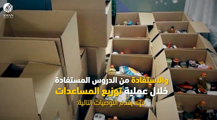 حوكمة إدارة المساعدات الانسانية أثناء جائحة كورونا