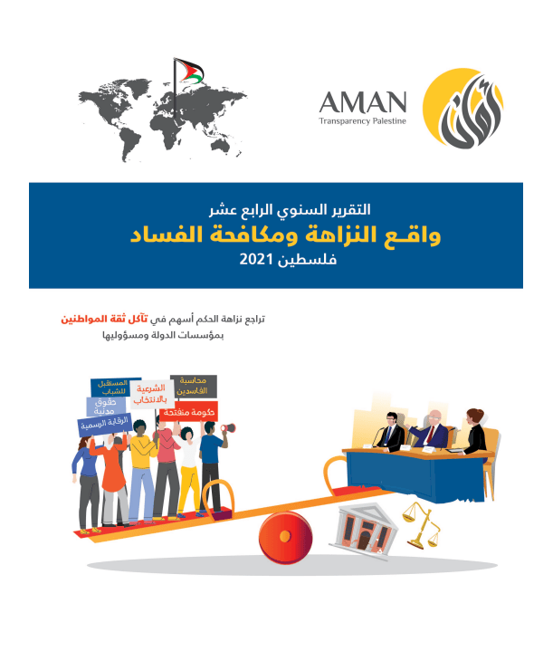 التقرير السنوي الرابع عشر حول واقع النزاهة ومكافحة الفساد 2021