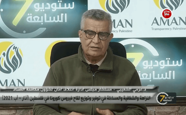 النزاهة والشفافية والمساءلة في توفير وتوزيع لقاح فيروس كورونا في فلسطين (آذار – آب 2021) 