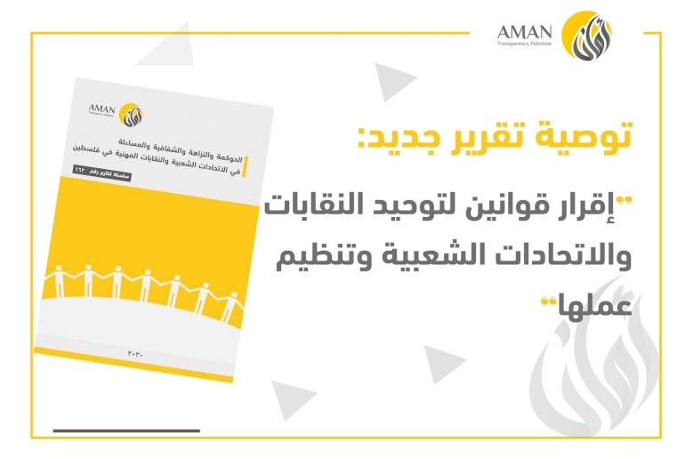 إقرار قوانين لتوحيد النقابات والاتحادات الشعبية وتنظيم عملها