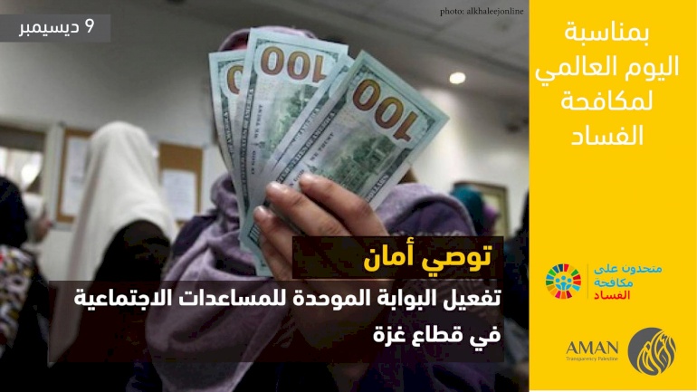تفعيل البوابة الموحدة للمساعدات الاجتماعية في قطاع غزة