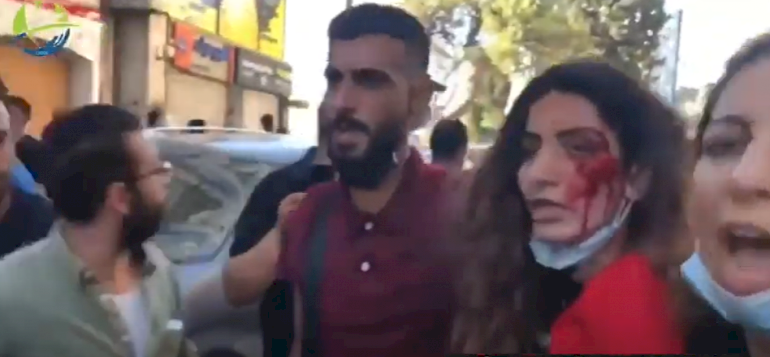 مادة وثائقية: اعتداء قوى الأمن بالزي المدني على الصحفيات