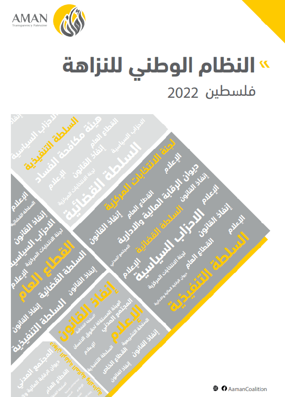 National Integrity System Palestine 2022