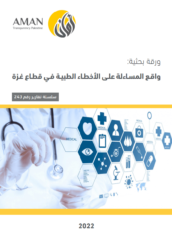 Accountability regarding medical errors in the Gaza Strip