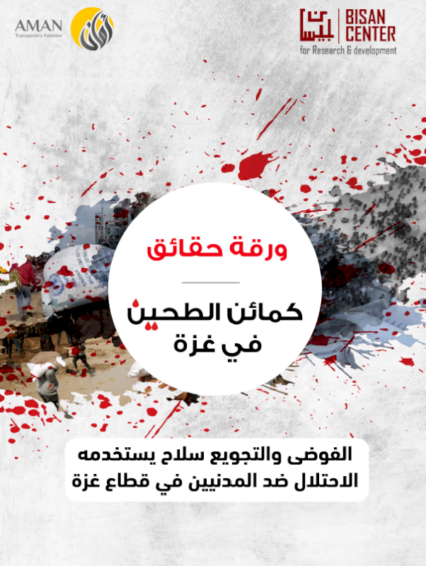  كمائن الطحين في غزة: ورقة حقائق مشتركة بين الائتلاف من أجل النزاهة والمساءلة (أمان) ومركز بيسان للبحوث والإنماء 