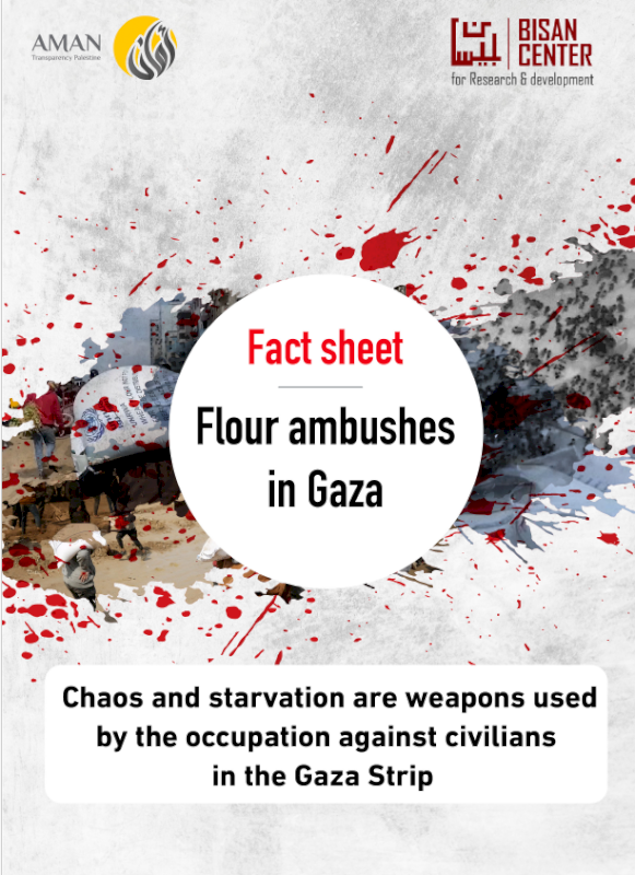 Joint Fact sheet by AMAN Coalition and Bisan Center for Research and Development: Flour ambushes in Gaza
