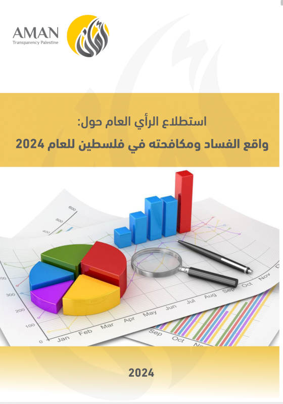 استطلاع الرأي العام حول: واقع الفساد ومكافحته في فلسطين للعام 2024