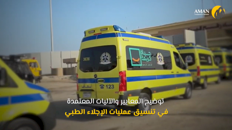 Medical evacuation procedures from Gaza