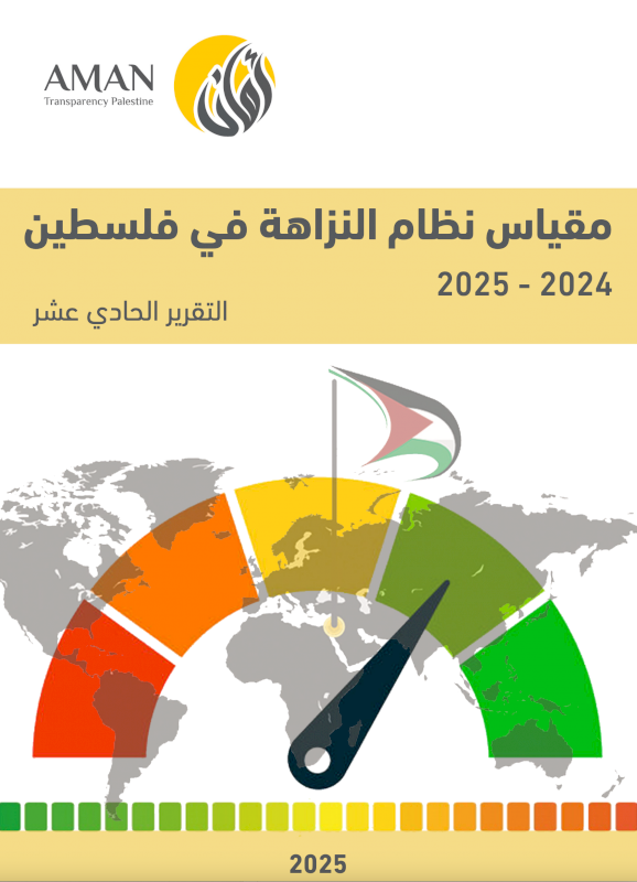 مقياس نظام النزاهة في فلسطين 2024-2025