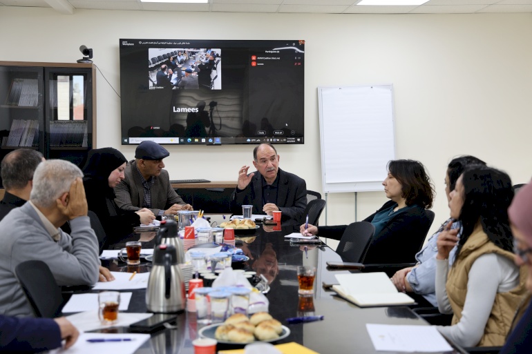 ائتلاف أمان يعقد جلسة نقاش تقرير حول منظومة النزاهة في أعمال القضاء الشرعي