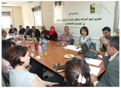 نظمها "أمان" في رام الله  انتخاب هيئة تنسيقية جديدة لشبكة الاعلاميين