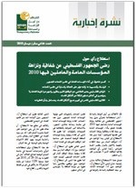 إستطلاع للرأي العام حول أداء المؤسسات العامة والعاملين فيها - 2010