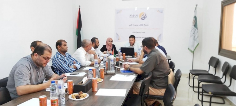 AMAN releases a report on Zakat file in Gaza and recommends to improve Zakat management